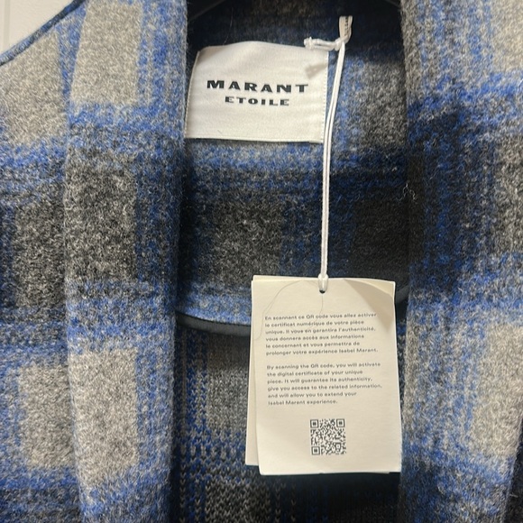 Isabel Marant Etoile Gabriel Coat sz 34 (XS/S) NWT - Picture 4 of 6
